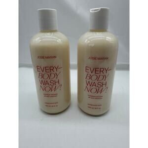 Lot of 2 Josie Maran EveryBODY moisture mousse all over cleanser peppermint bark